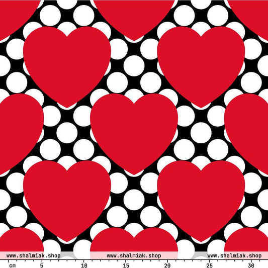 ELLIE LOVE DOT red black | SHALMIAK
