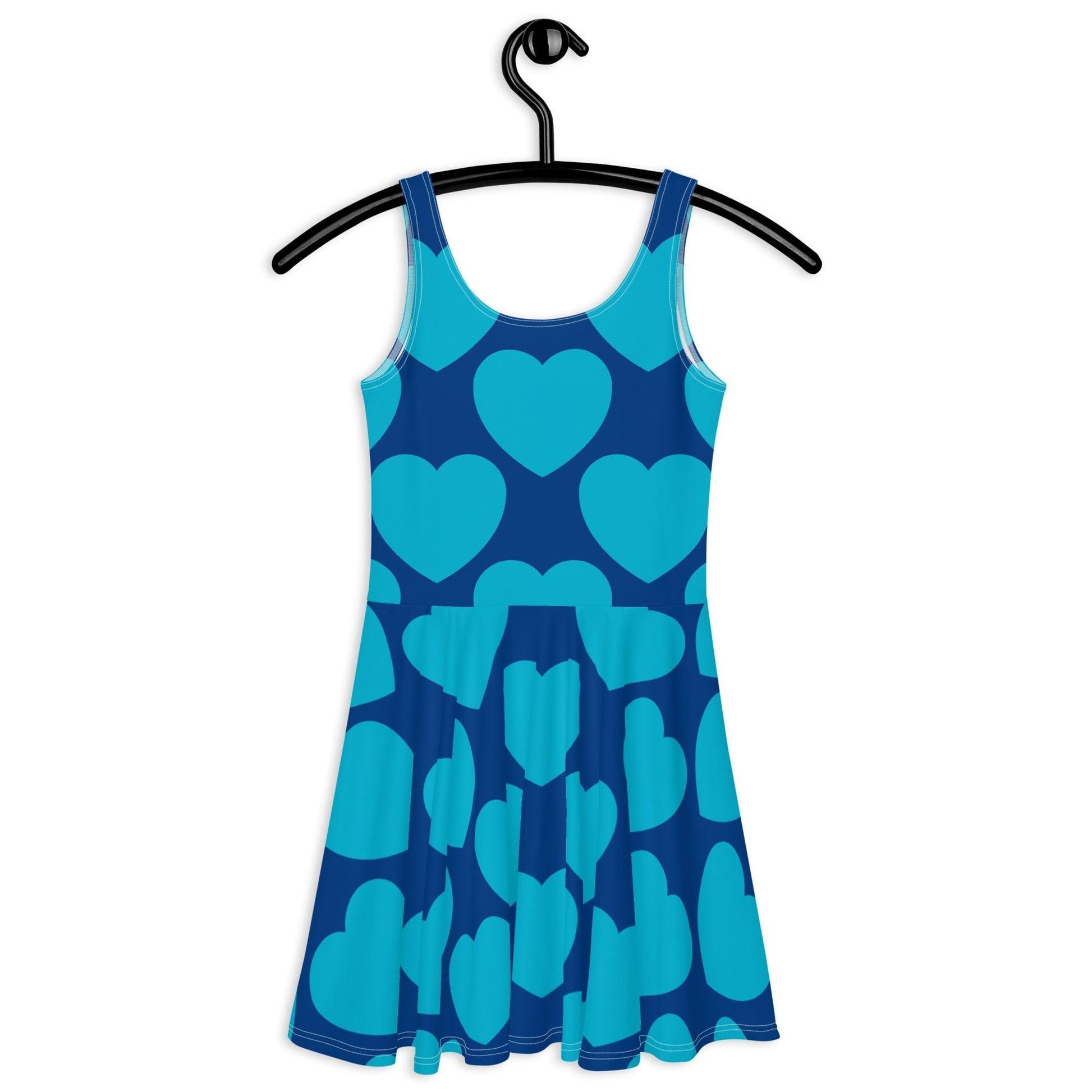 ELLIE LOVE blues - Skater Dress | SHALMIAK