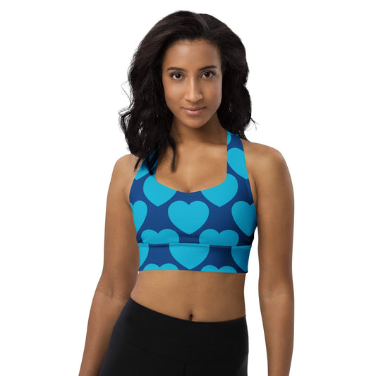 Sports Bra - ELLIE LOVE blues | SHALMIAK