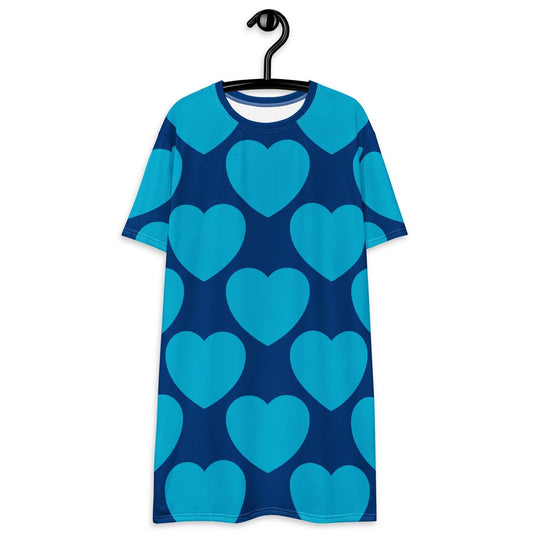 ELLIE LOVE blues - T-Shirt Dress | SHALMIAK