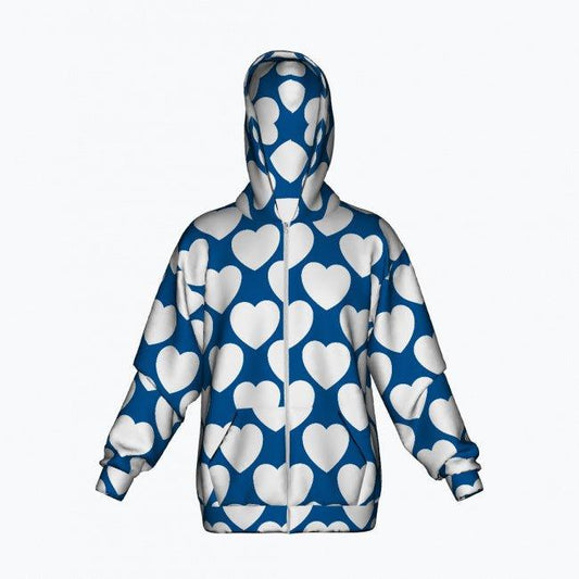 ELLIE LOVE fin - Cotton Zipper Hoodie | SHALMIAK