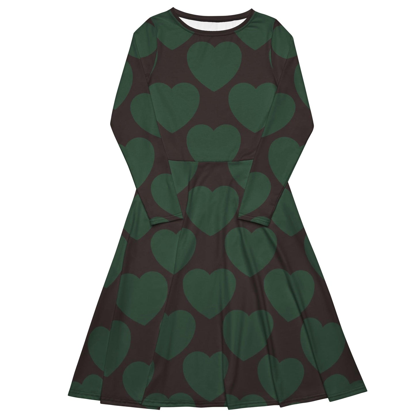 ELLIE LOVE forest - Midi Dress With Pockets | SHALMIAK