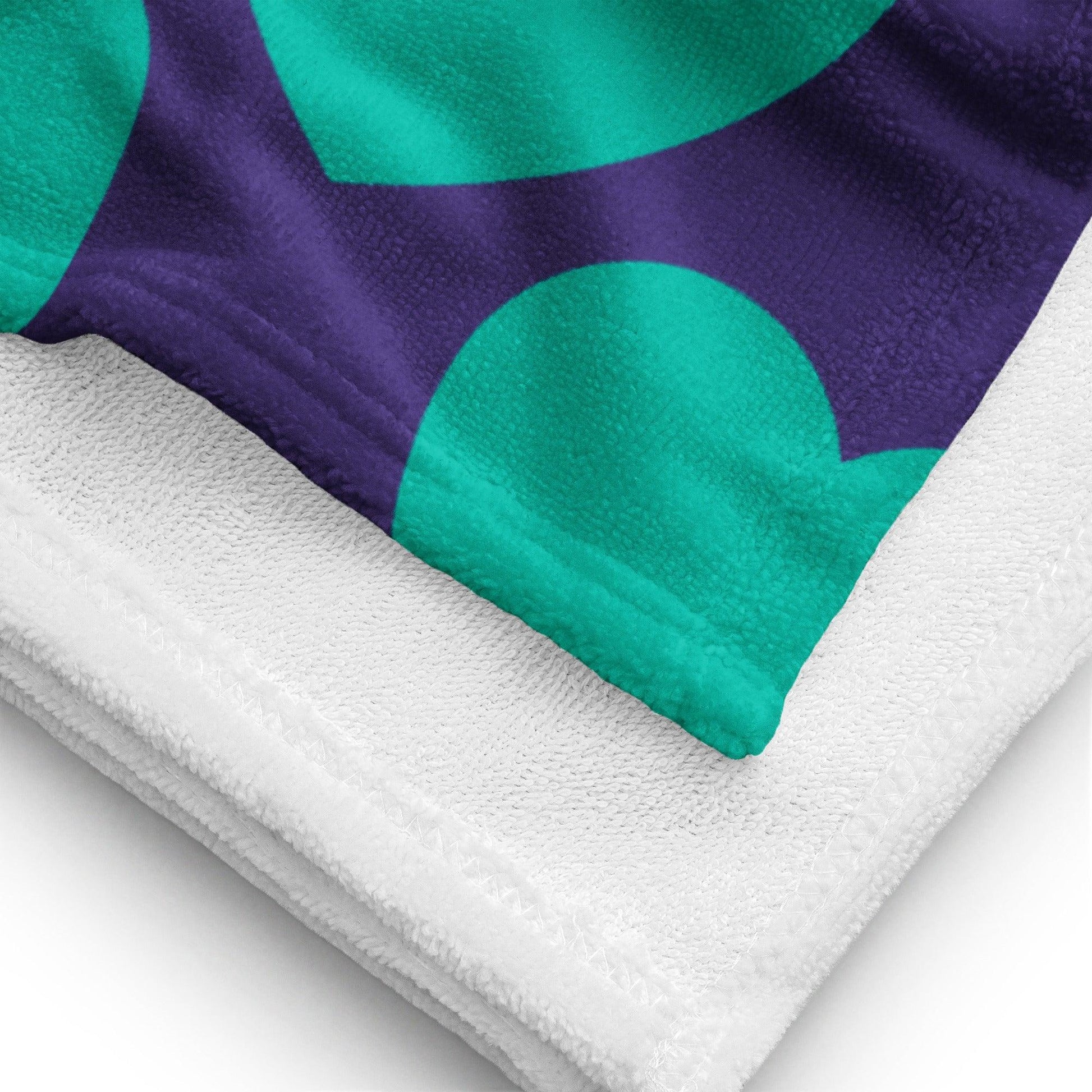 ELLIE LOVE mint purple - Towel | SHALMIAK