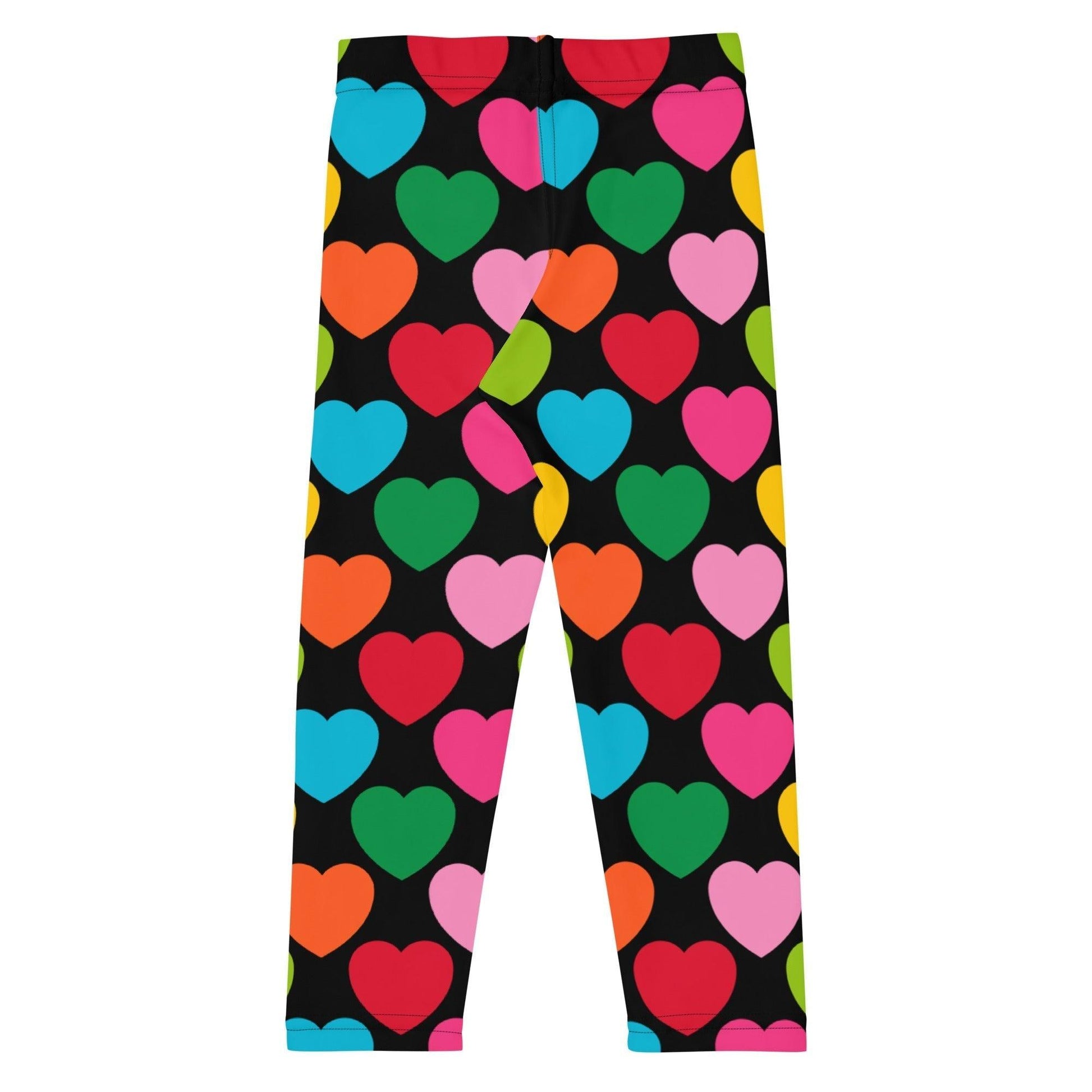 ELLIE LOVE mix black -2- Kids' Leggings | SHALMIAK