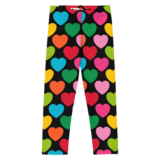 ELLIE LOVE mix black -2- Kids' Leggings | SHALMIAK
