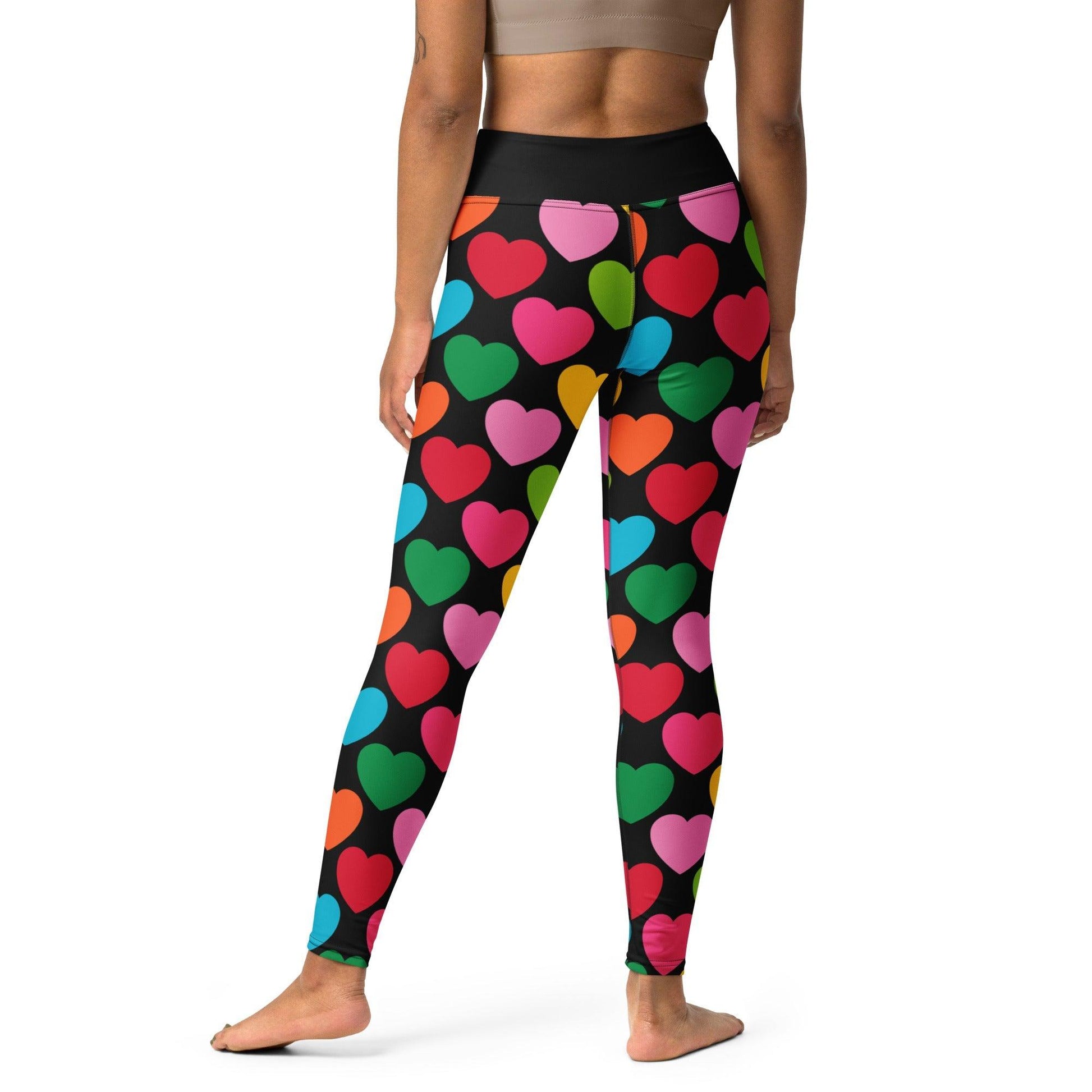 ELLIE LOVE mix black -2- Yoga Leggings | SHALMIAK
