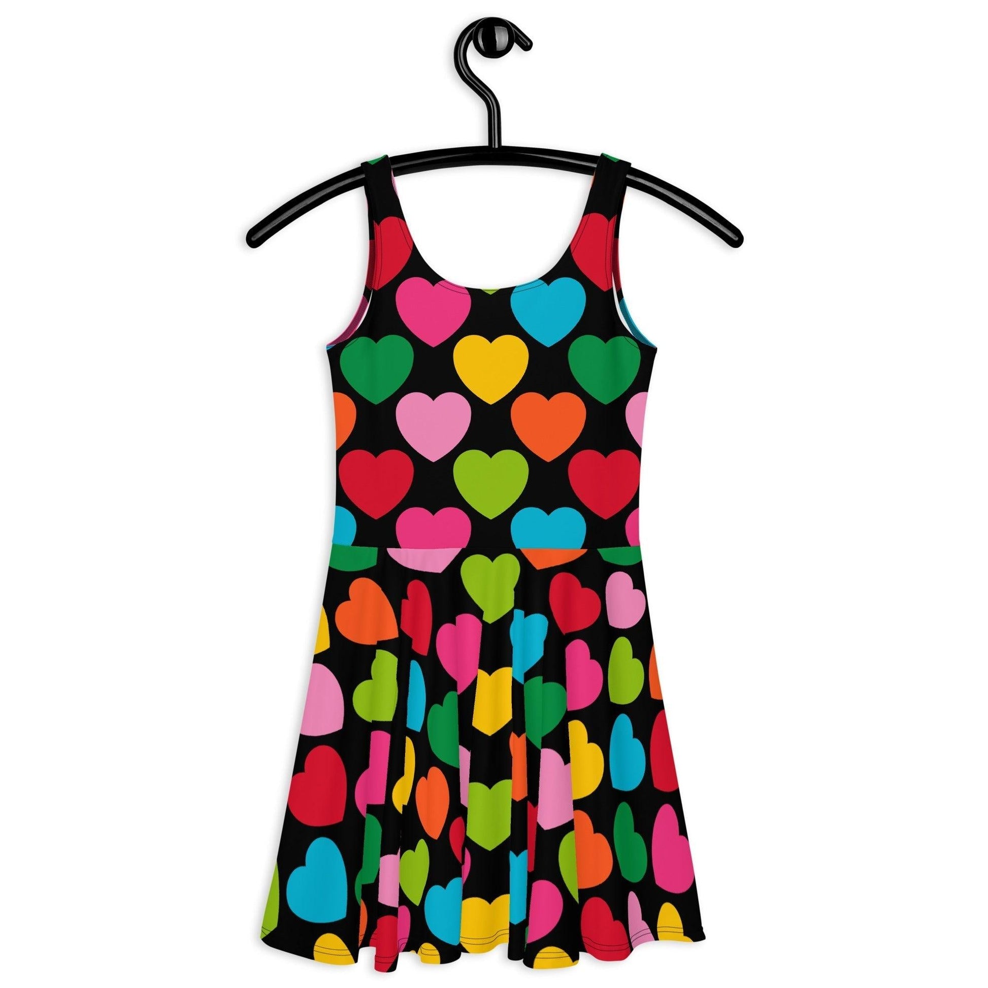 ELLIE LOVE mix black - Skater Dress