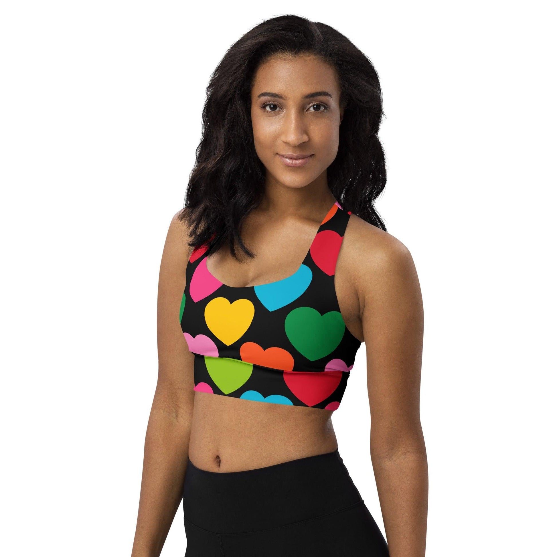 Sports Bra - ELLIE LOVE mix black | SHALMIAK