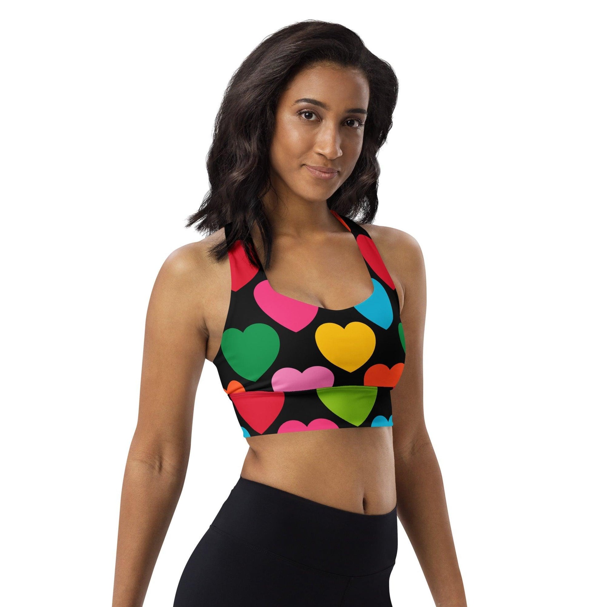 Sports Bra - ELLIE LOVE mix black | SHALMIAK