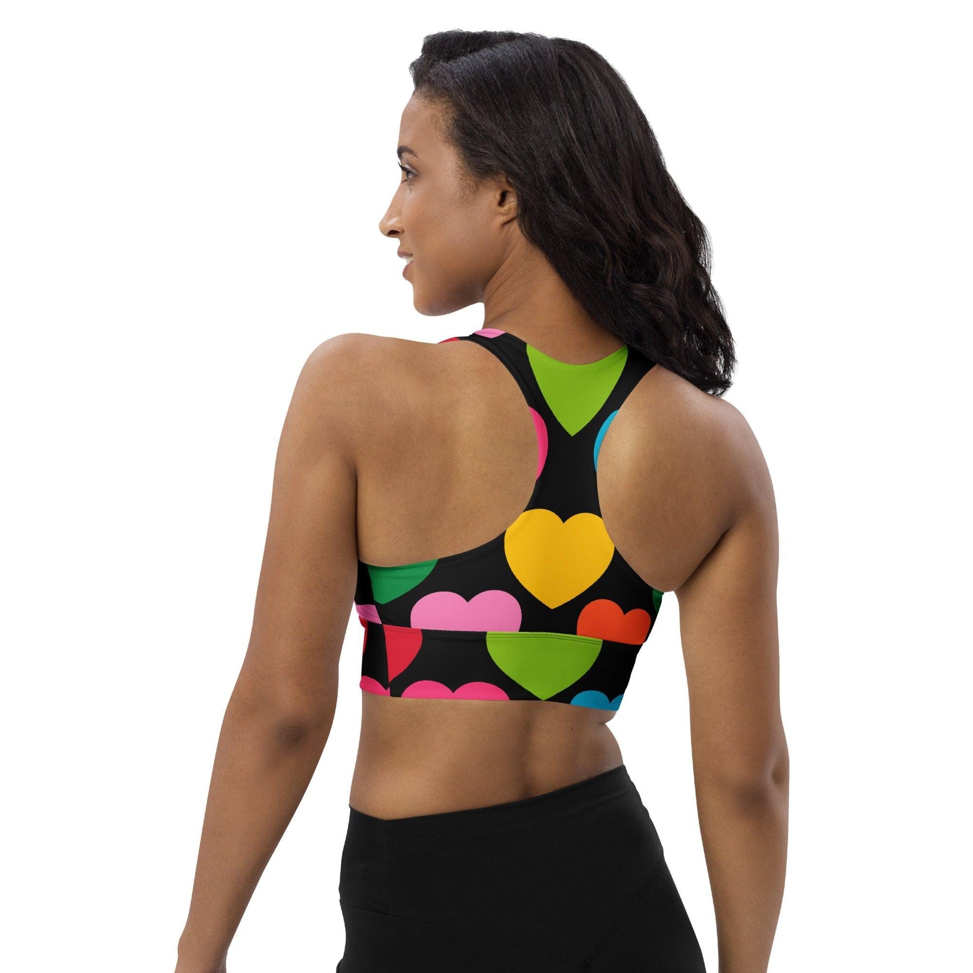 Sports Bra - ELLIE LOVE mix black | SHALMIAK