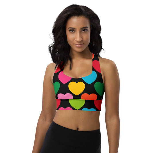 Sports Bra - ELLIE LOVE mix black | SHALMIAK