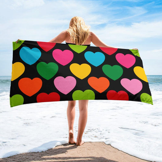 ELLIE LOVE mix black - Towel | SHALMIAK