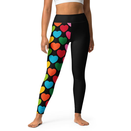 ELLIE LOVE mix black - Yoga Leggings | SHALMIAK