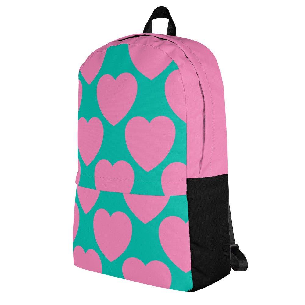 ELLIE LOVE pink mint - Backpack | SHALMIAK