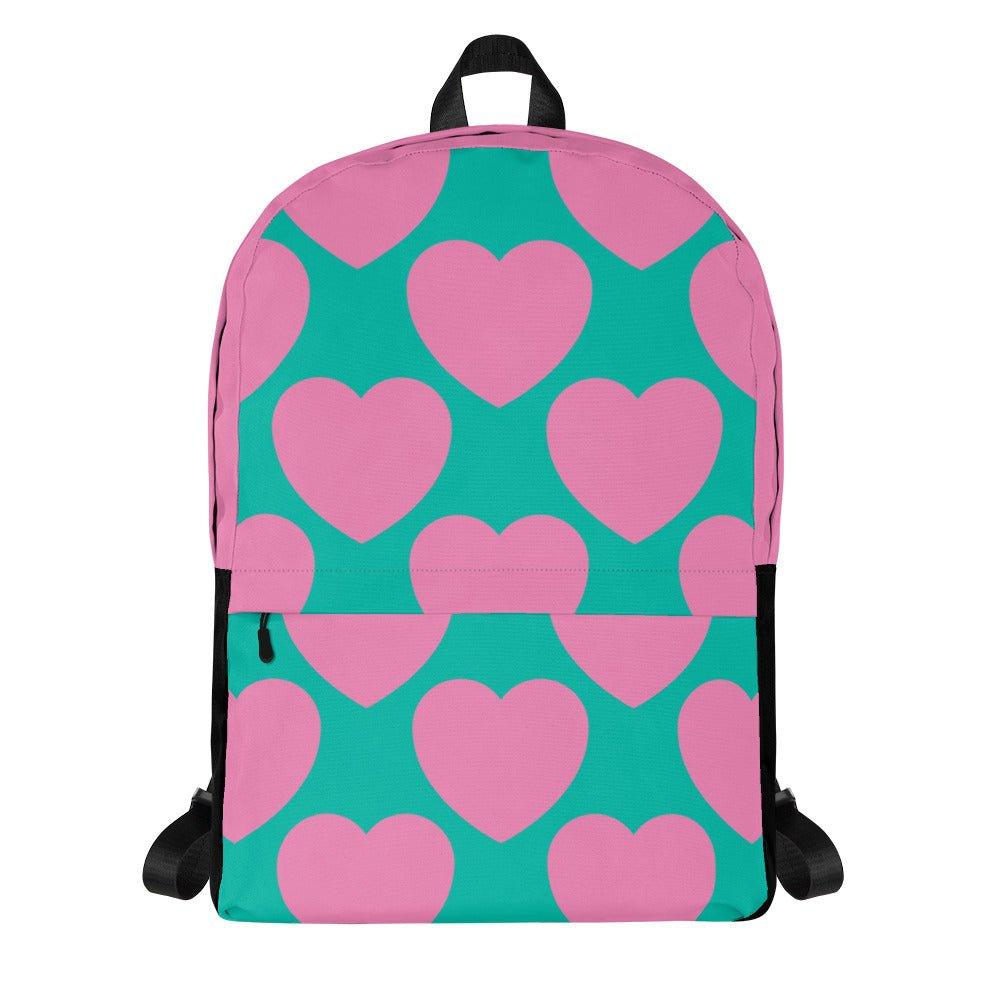 ELLIE LOVE pink mint - Backpack | SHALMIAK