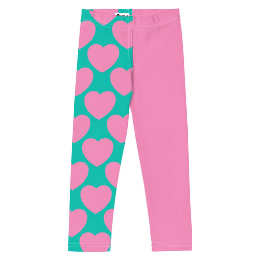ELLIE LOVE pink mint - Kids' Leggings | SHALMIAK