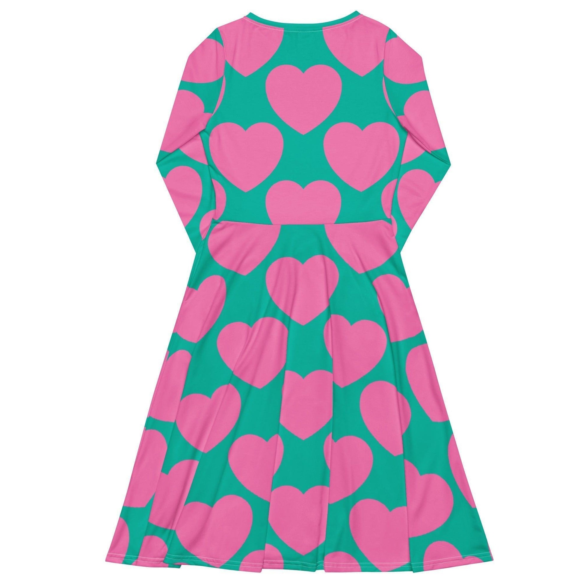 ELLIE LOVE pink mint - Midi Dress With Pockets | SHALMIAK
