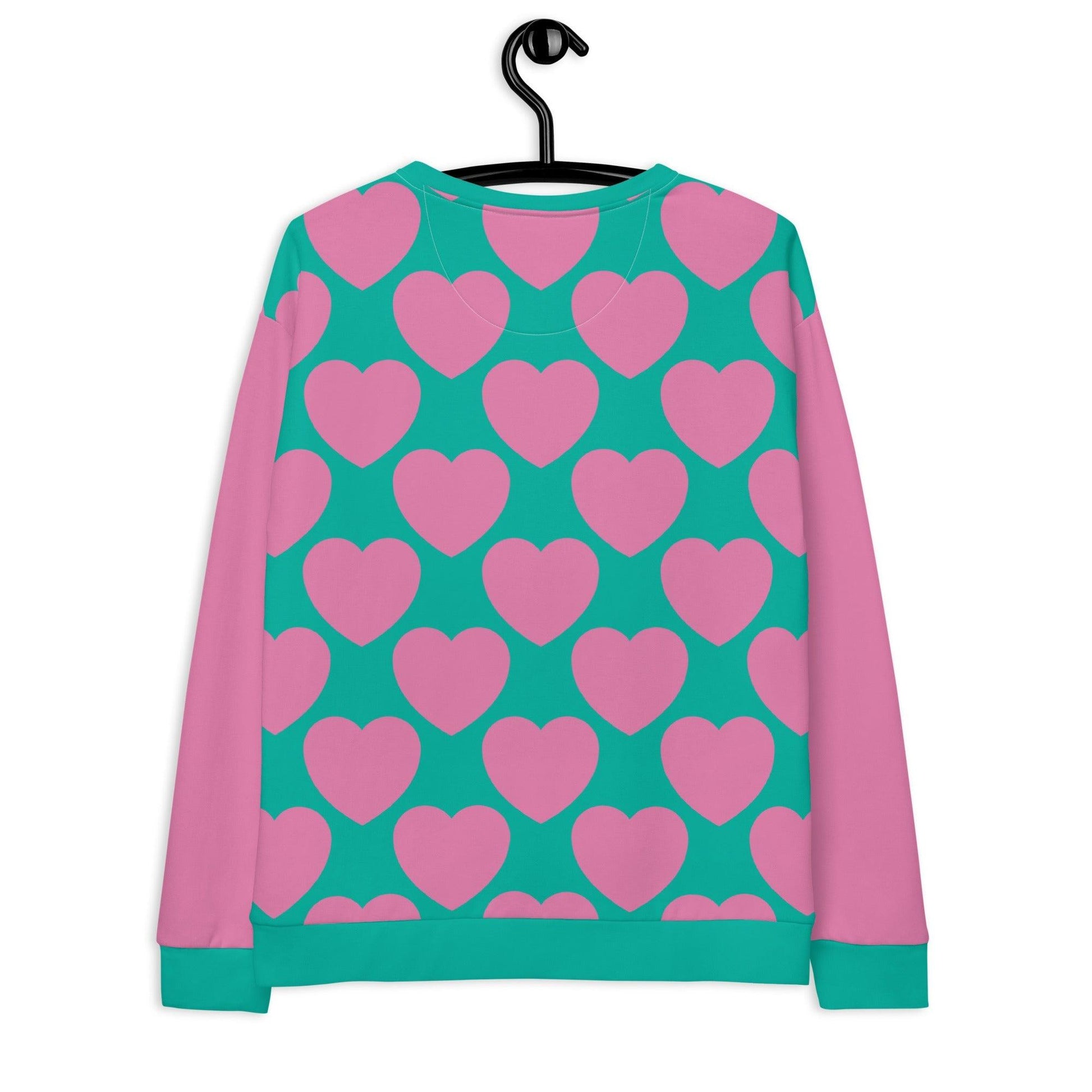 ELLIE LOVE pink mint - Sweatshirt | SHALMIAK