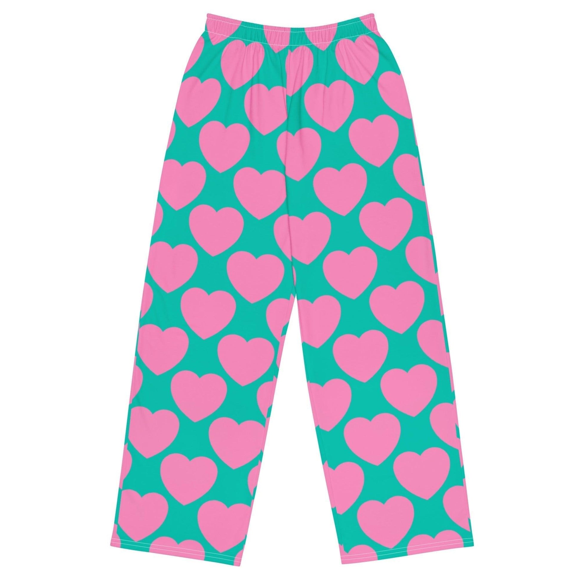 ELLIE LOVE pink mint - Pants | SHALMIAK