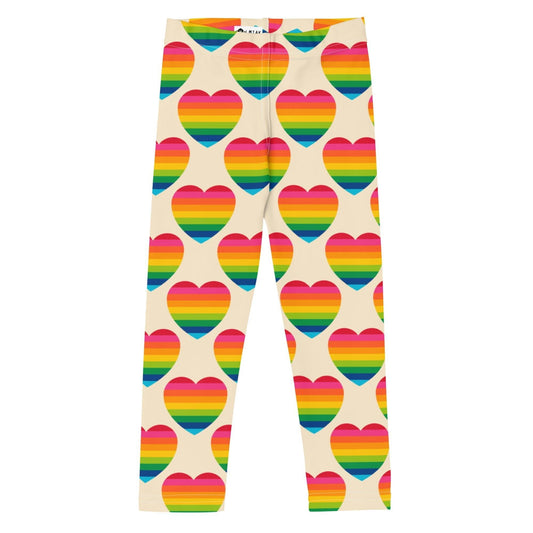 ELLIE LOVE rainbow -2- Kids' Leggings | SHALMIAK