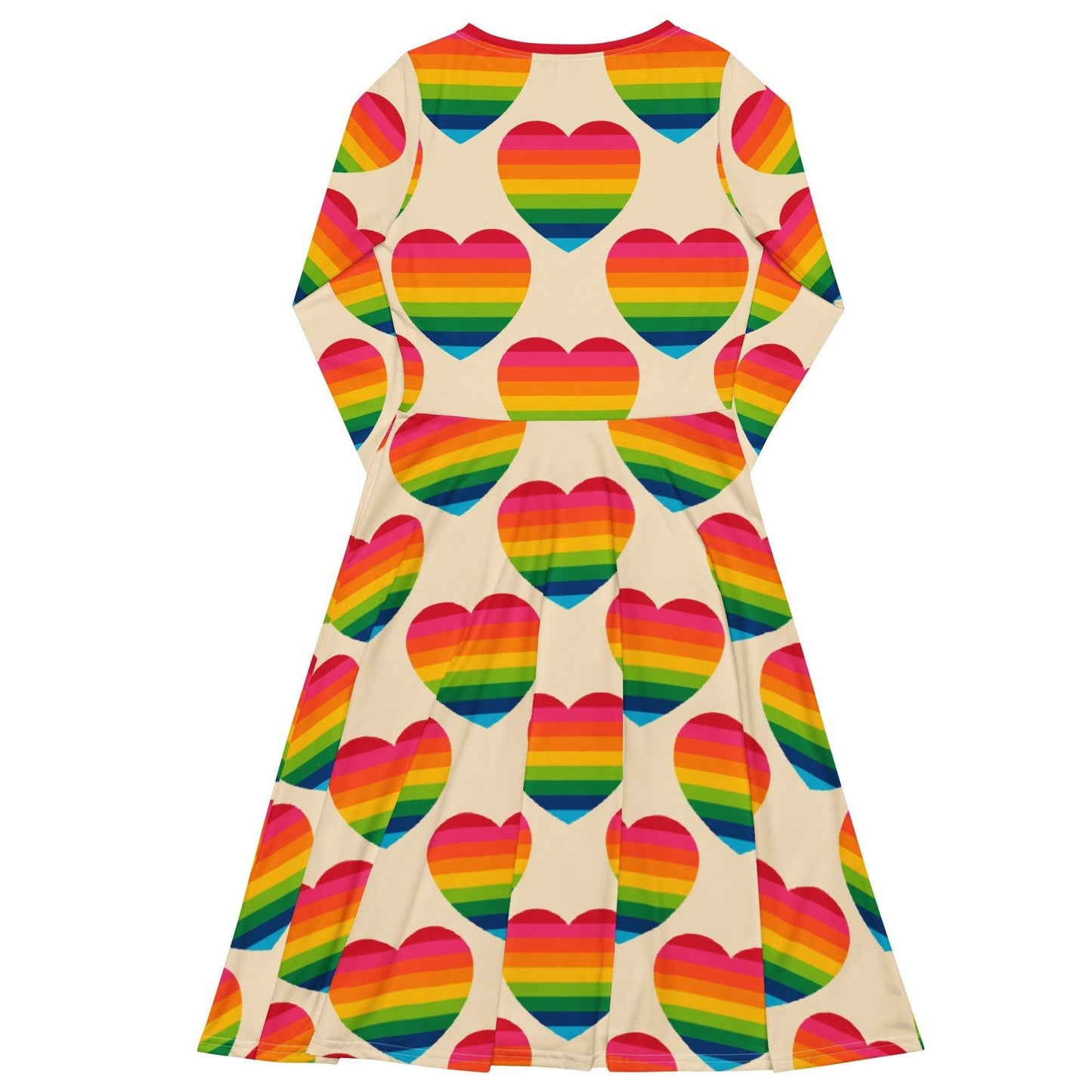 ELLIE LOVE rainbow - Midi Dress With Pockets | SHALMIAK