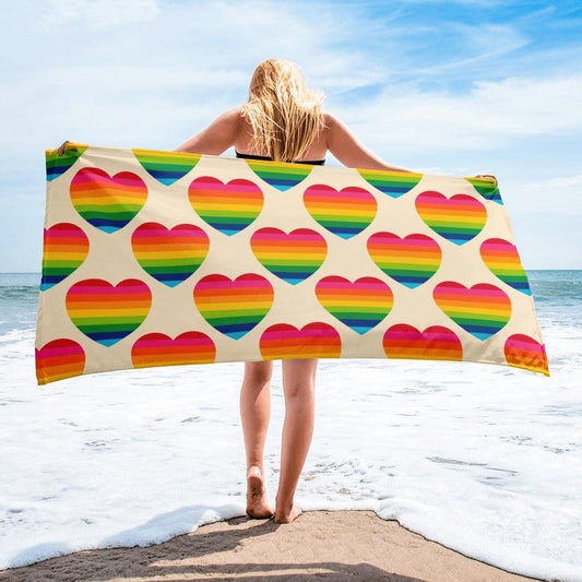 ELLIE LOVE rainbow - Towel | SHALMIAK