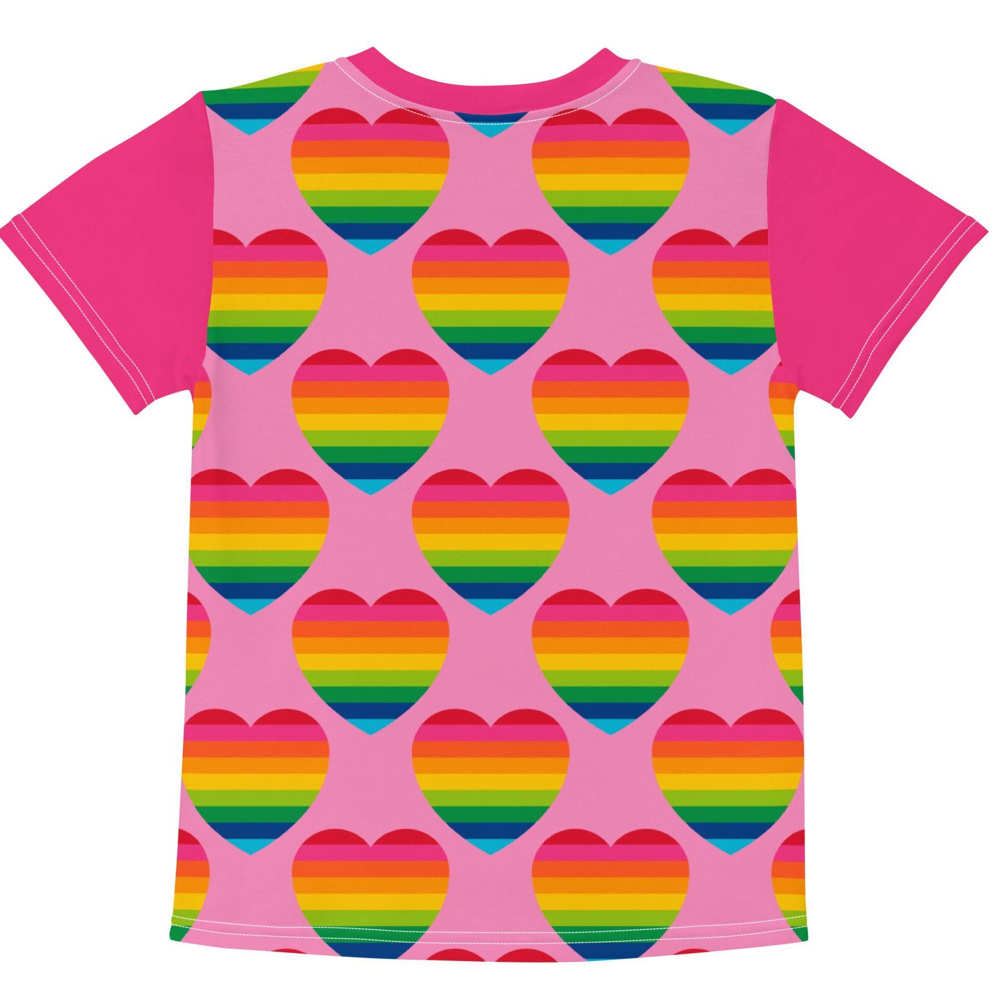 ELLIE LOVE rainbow pink - Kids' T-Shirt | SHALMIAK