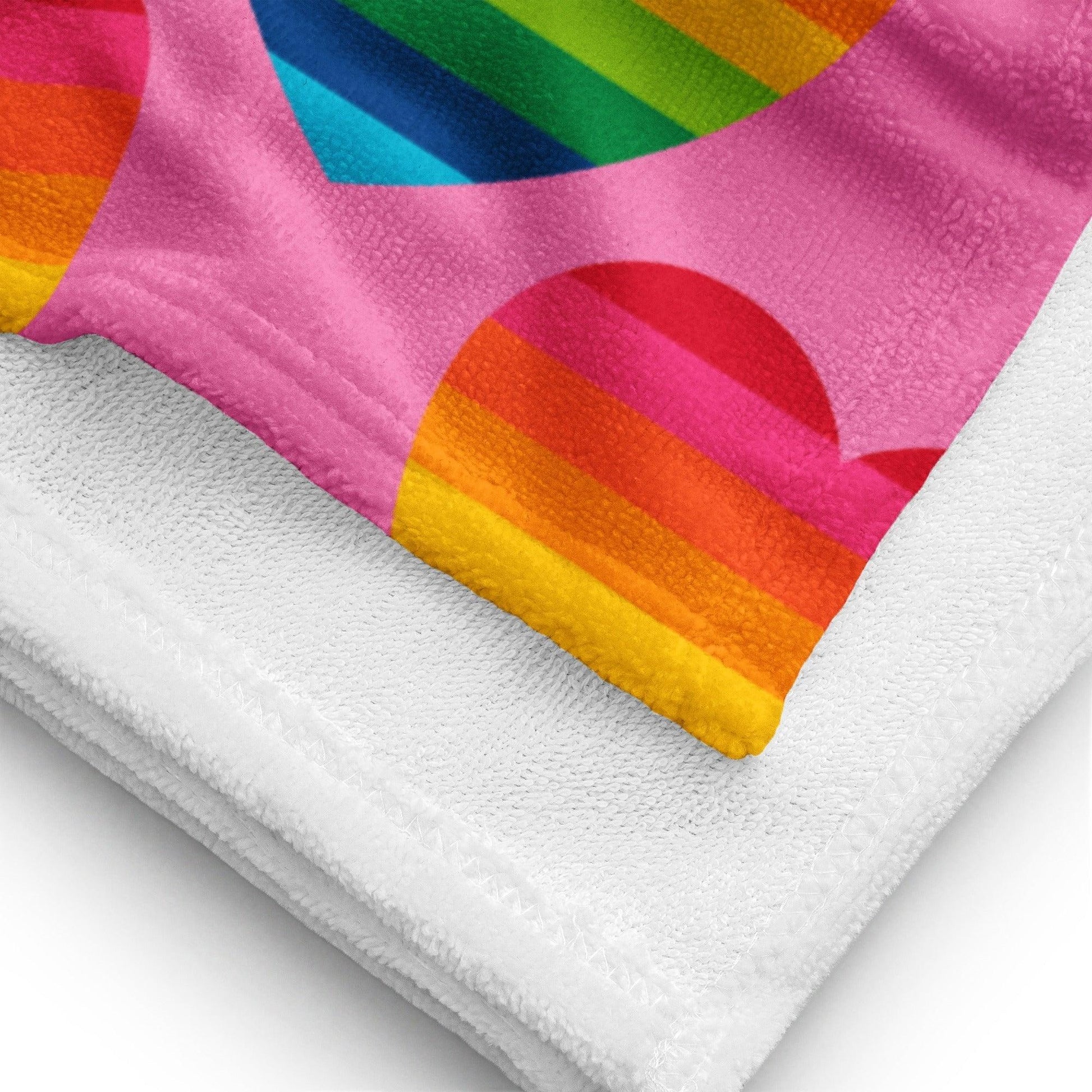 ELLIE LOVE rainbow pink - Towel