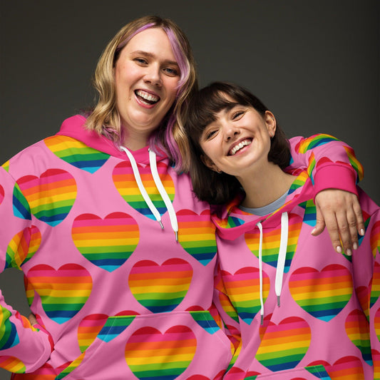 ELLIE LOVE rainbow pink - Hoodie
