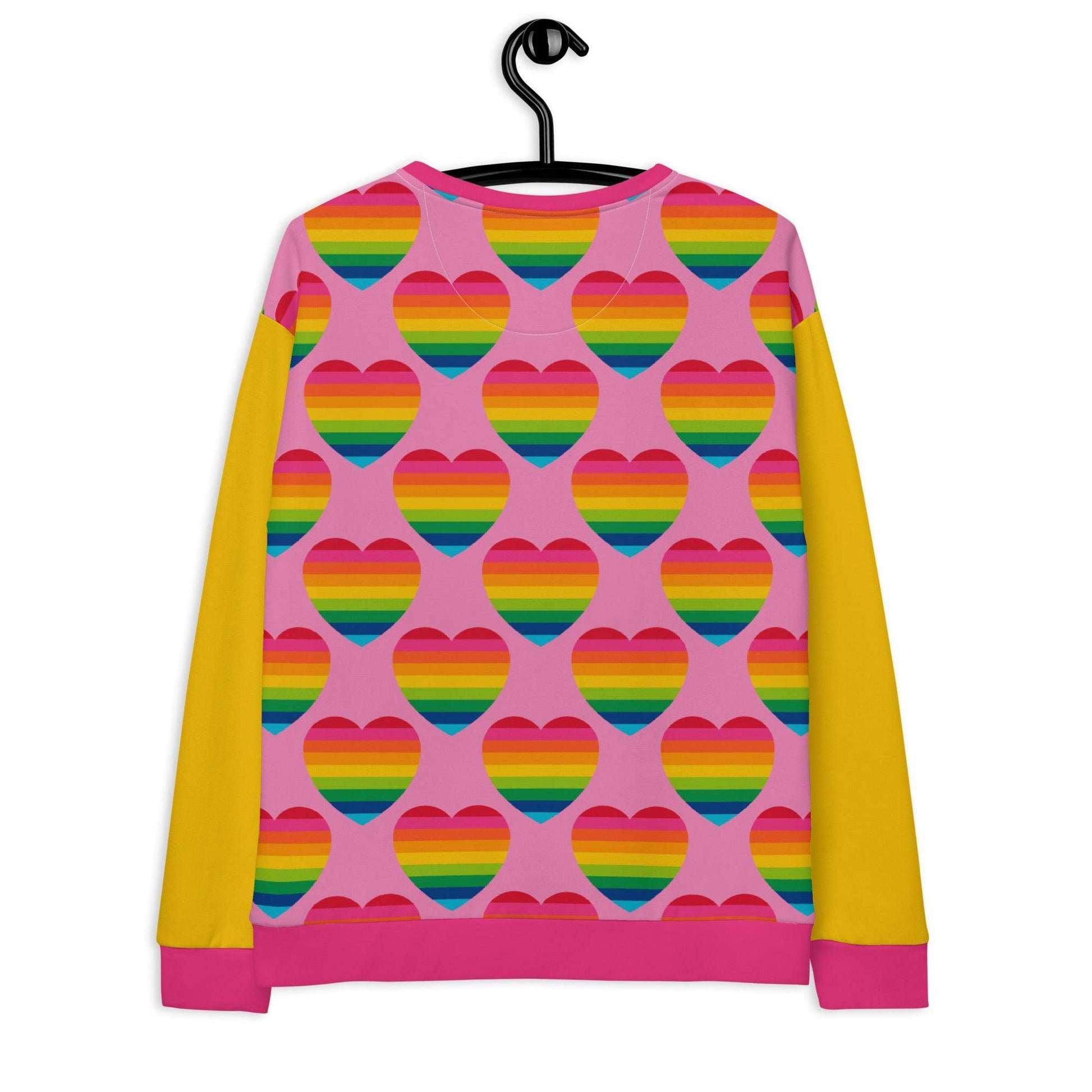 ELLIE LOVE rainbow pink - Sweatshirt | SHALMIAK