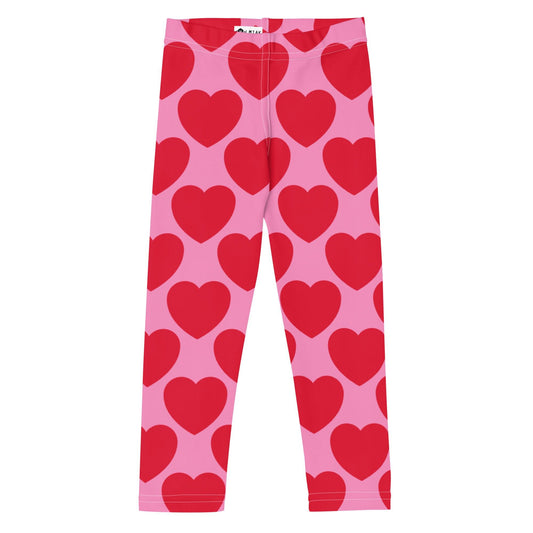 ELLIE LOVE red -2- Kids' Leggings | SHALMIAK