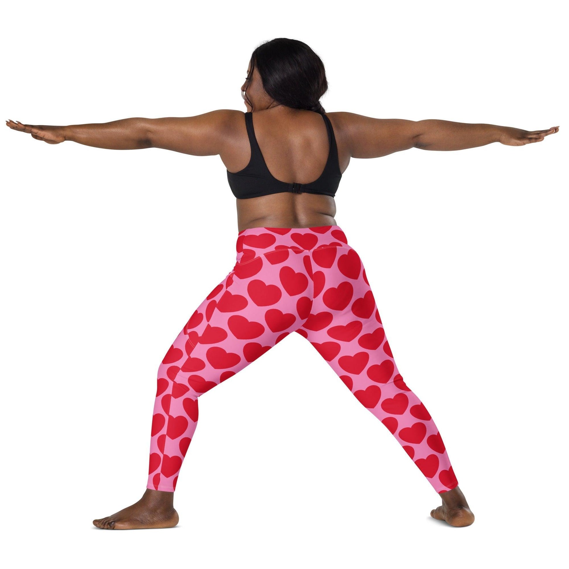 ELLIE LOVE red - Leggings With Pockets | SHALMIAK