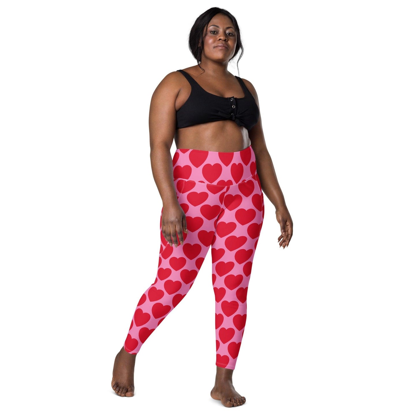 ELLIE LOVE red - Leggings With Pockets | SHALMIAK