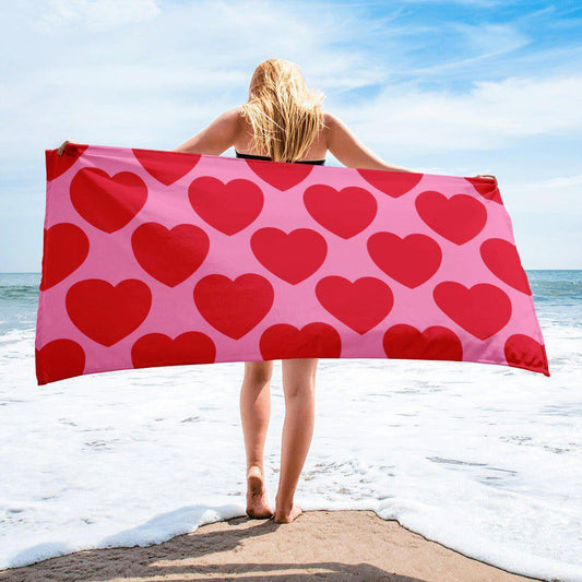 ELLIE LOVE red - Towel | SHALMIAK