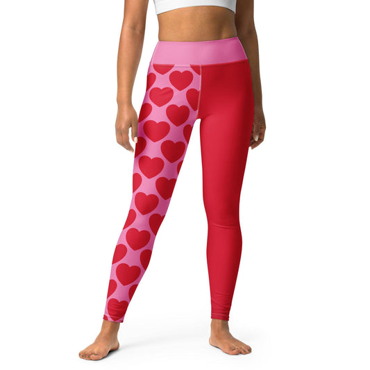 ELLIE LOVE red - Yoga Leggings | SHALMIAK