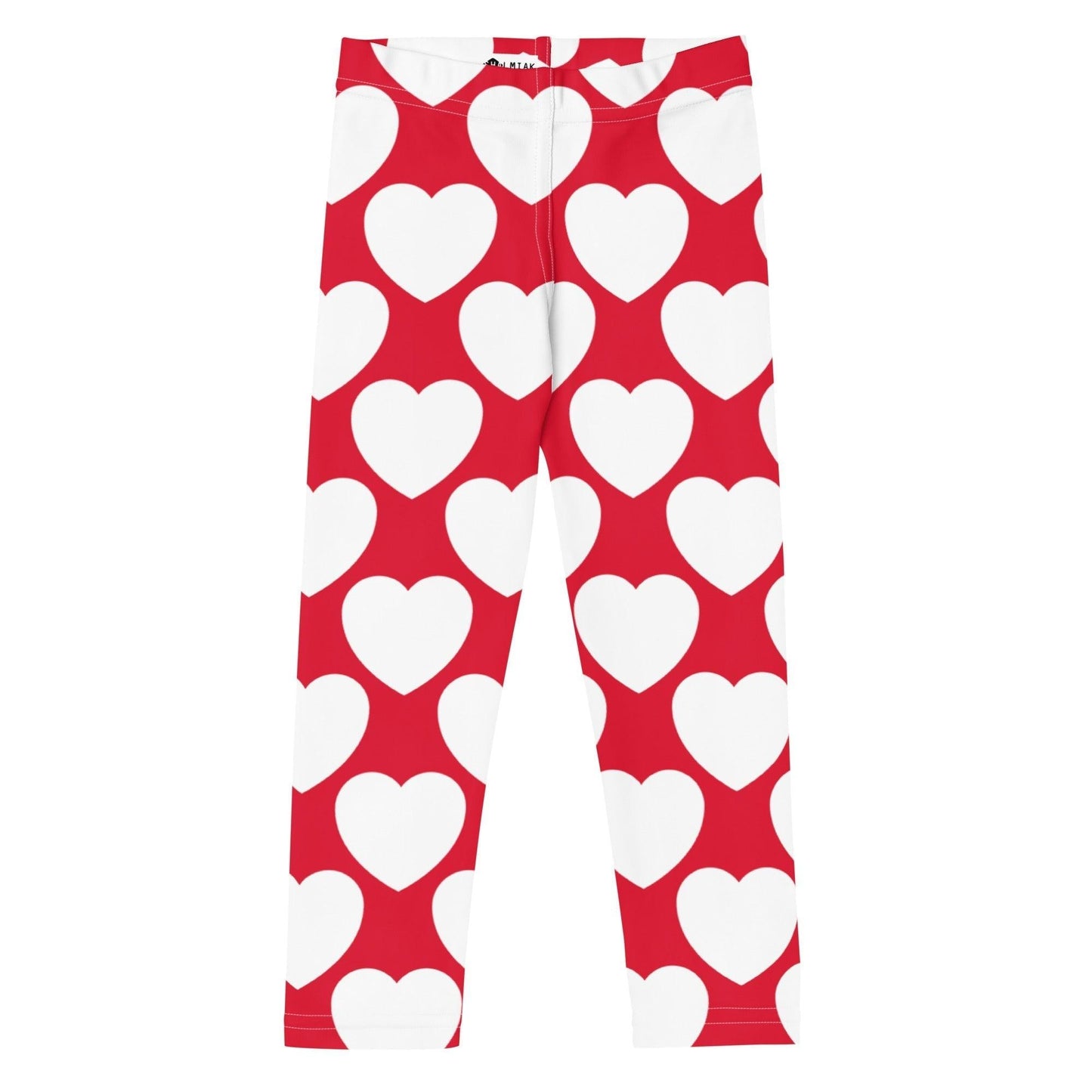 ELLIE LOVE red white -2- Kids' Leggings | SHALMIAK