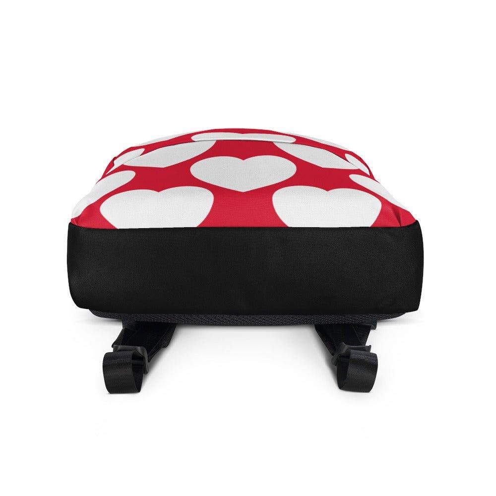 ELLIE LOVE red white - Backpack | SHALMIAK