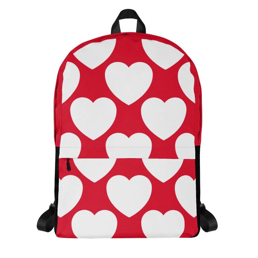 ELLIE LOVE red white - Backpack | SHALMIAK