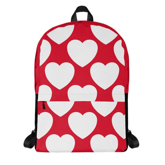 ELLIE LOVE red white - Backpack | SHALMIAK