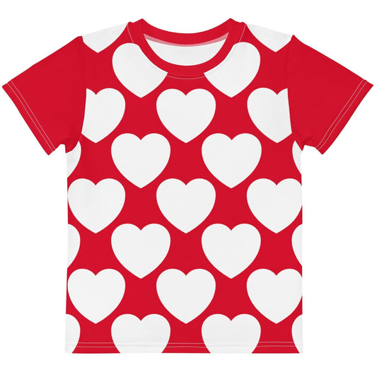 ELLIE LOVE red white - Kids' T-Shirt | SHALMIAK