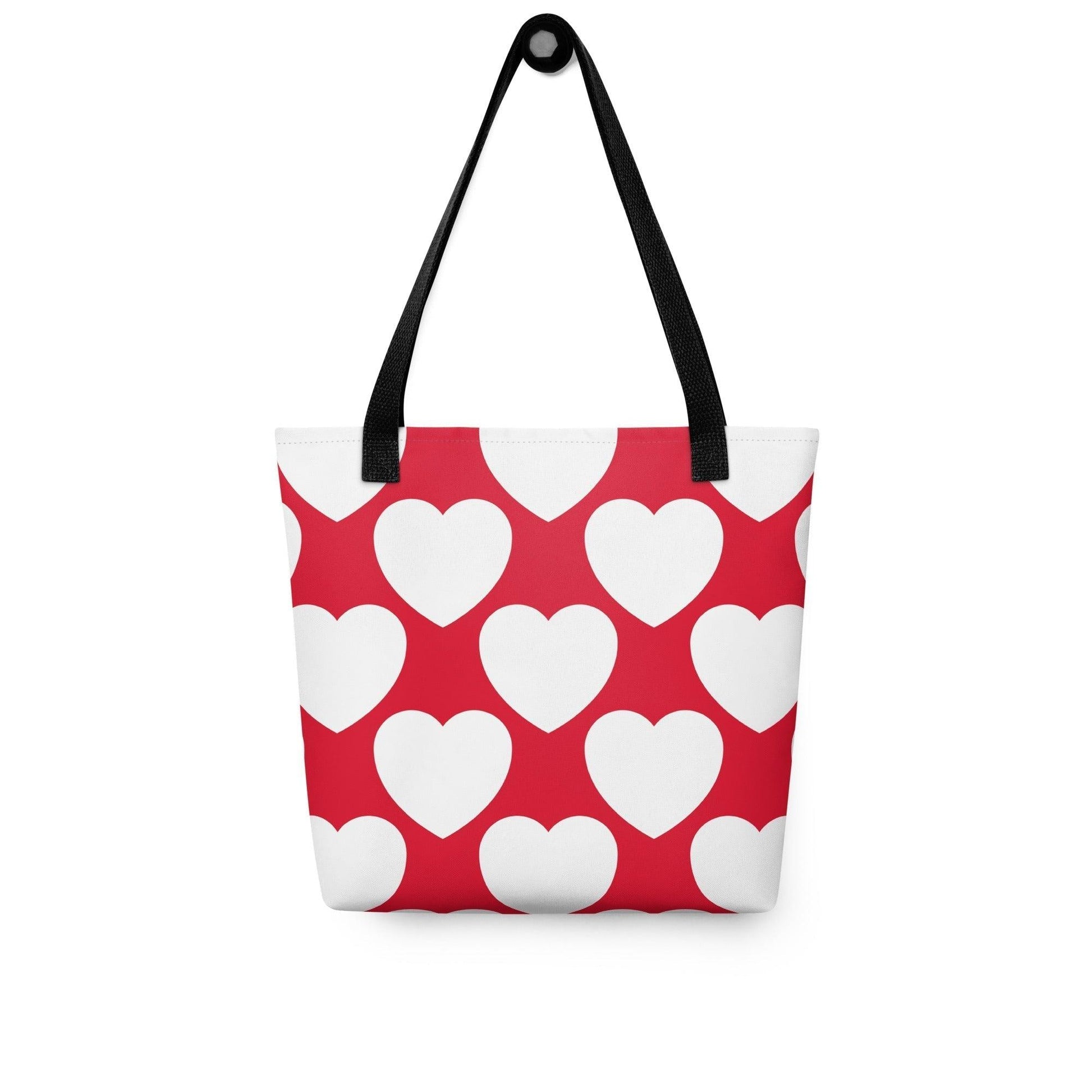 ELLIE LOVE red white - Tote Bag | SHALMIAK