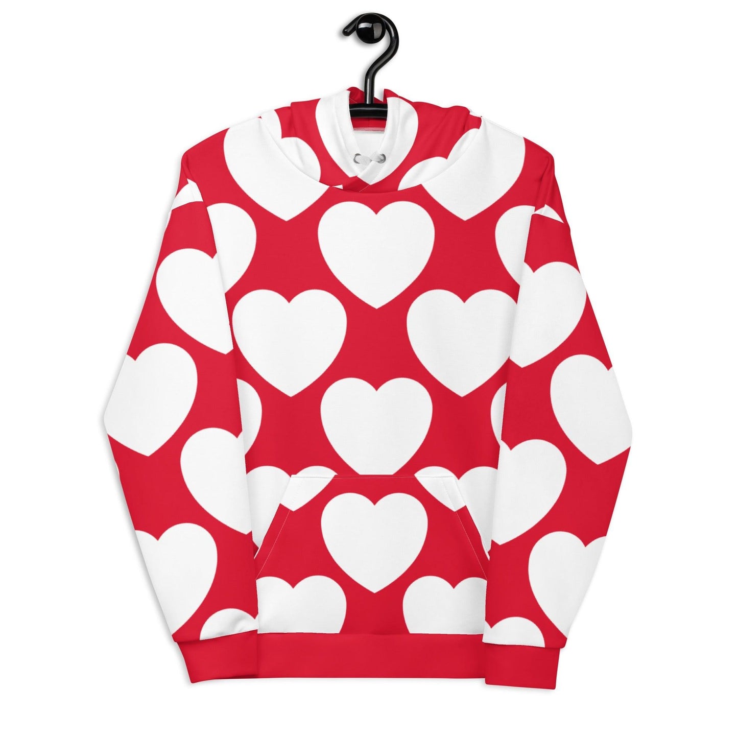 ELLIE LOVE red white - Hoodie | SHALMIAK