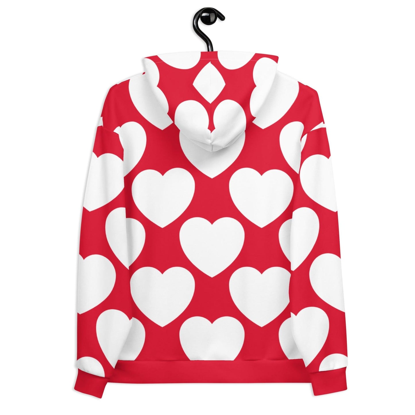 ELLIE LOVE red white - Hoodie | SHALMIAK