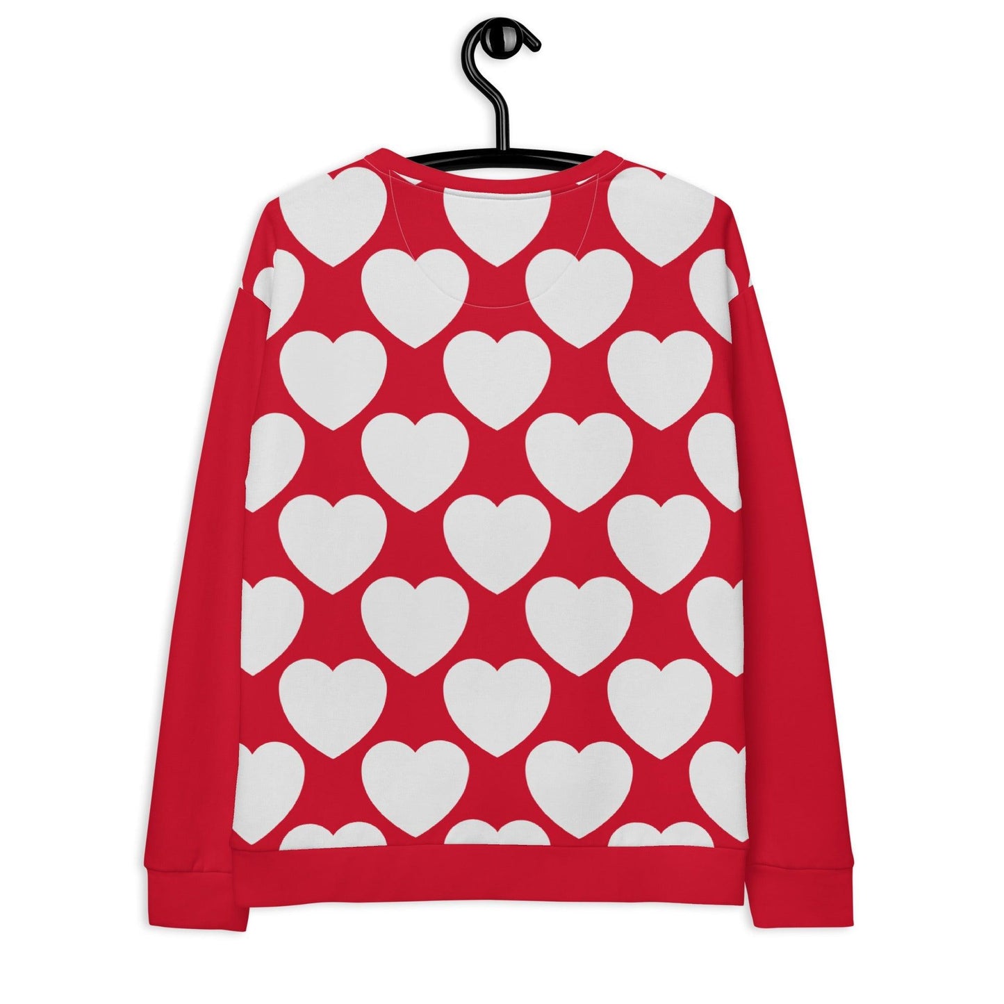 ELLIE LOVE red white - Sweatshirt | SHALMIAK