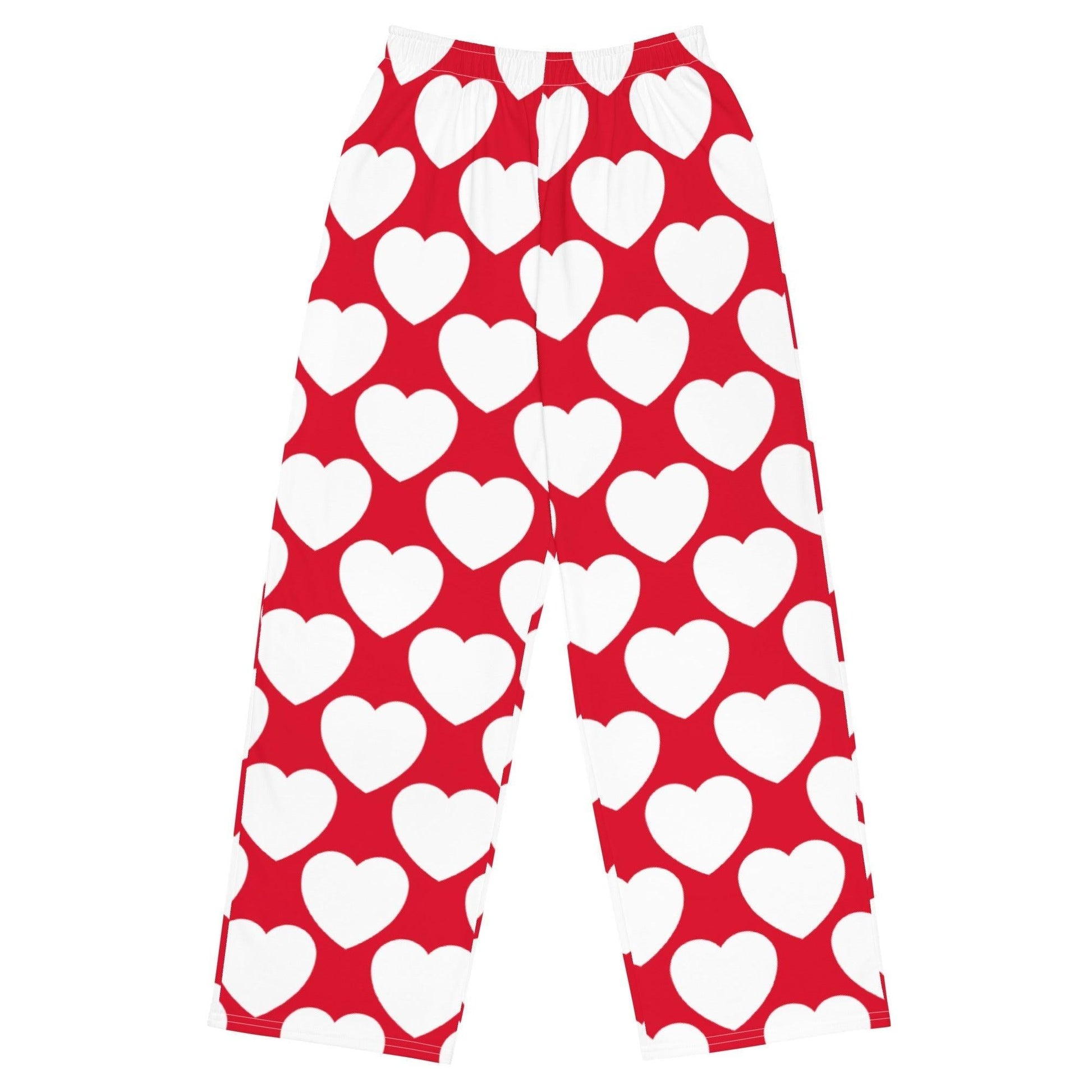 ELLIE LOVE red white - Pants | SHALMIAK