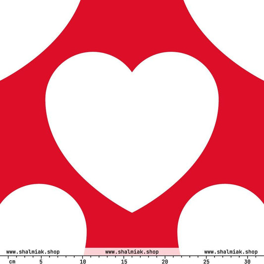 ELLIE LOVE red white XL | SHALMIAK