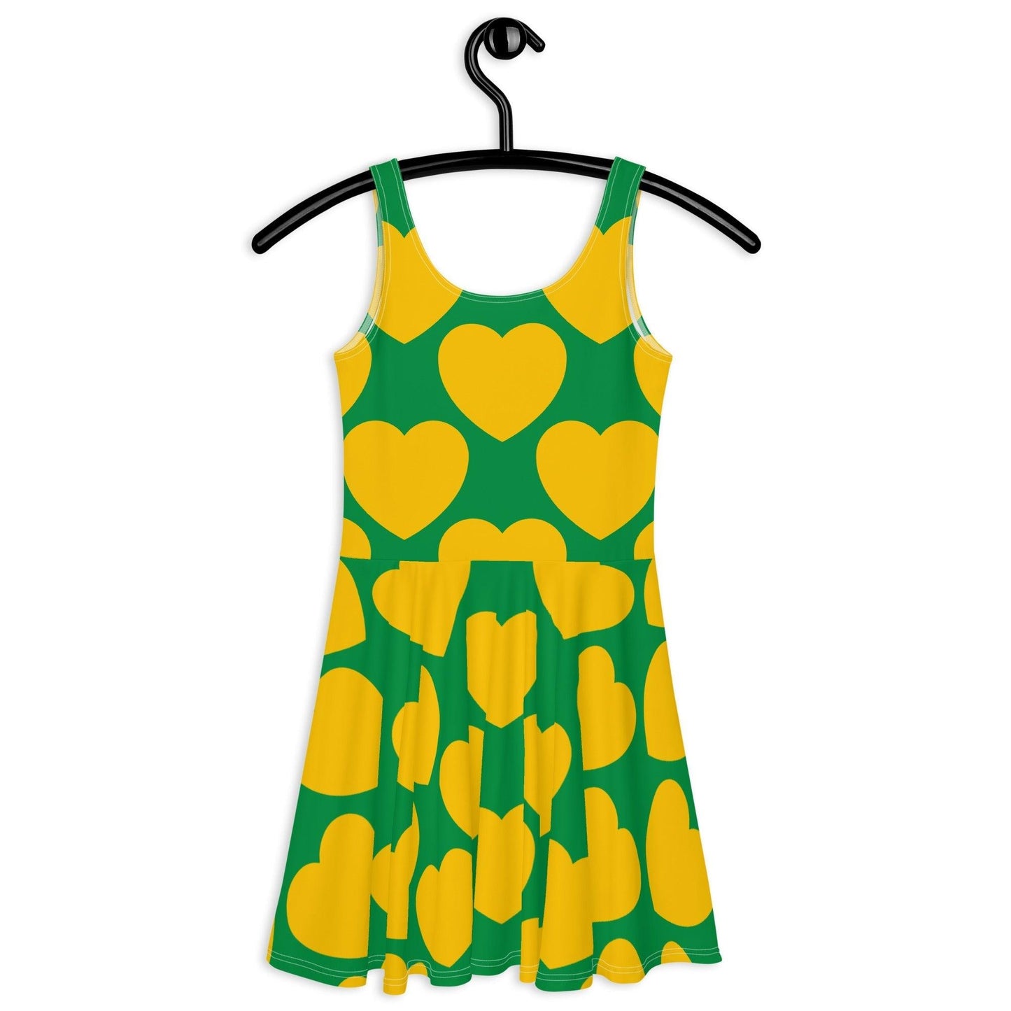 ELLIE LOVE yellow green - Skater Dress | SHALMIAK