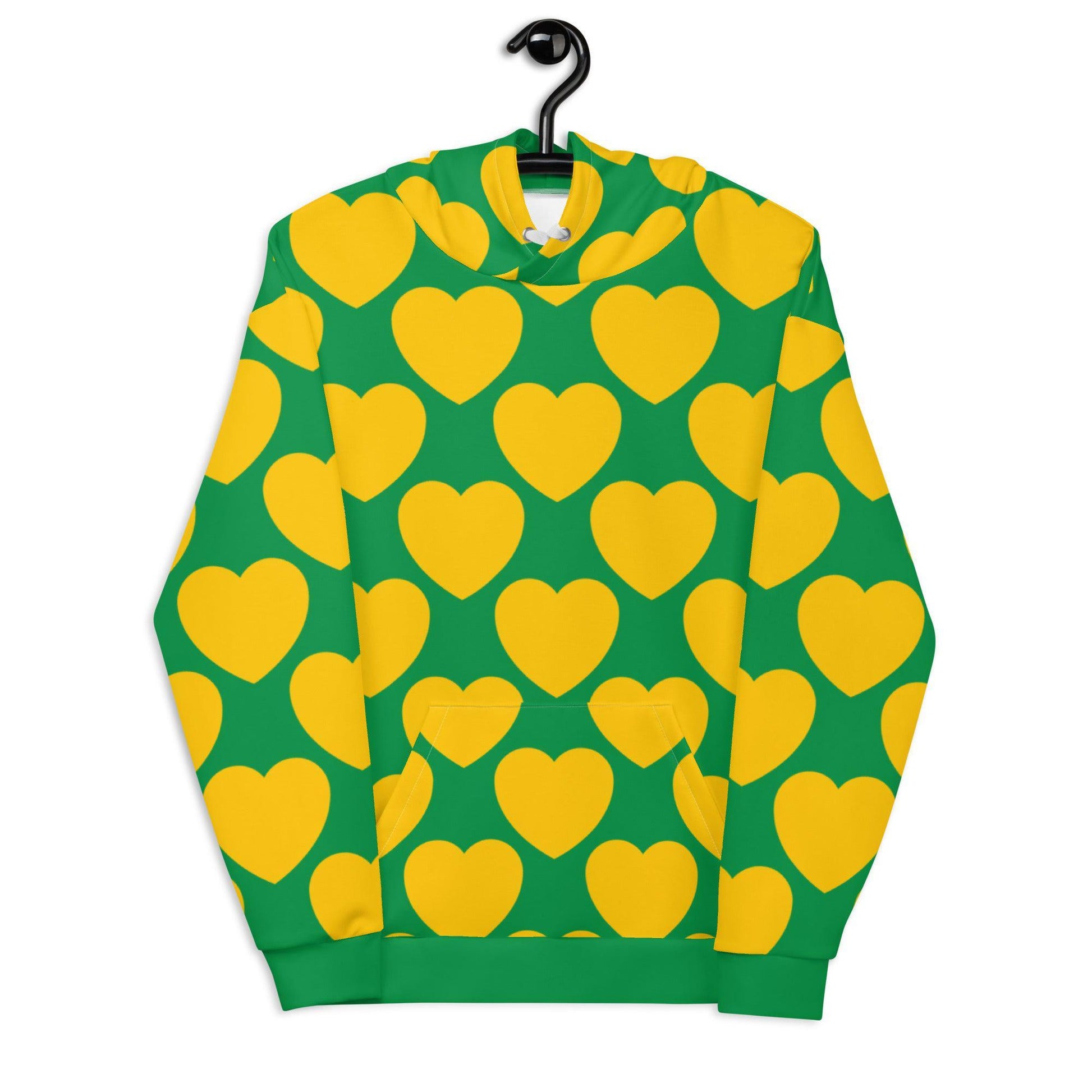 ELLIE LOVE yellow green - Hoodie | SHALMIAK