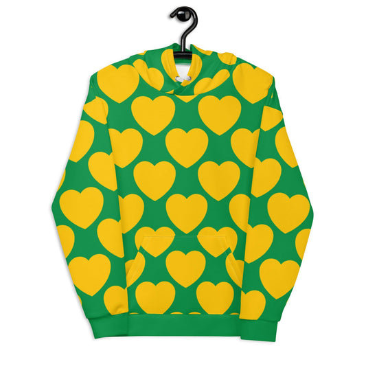 ELLIE LOVE yellow green - Hoodie | SHALMIAK