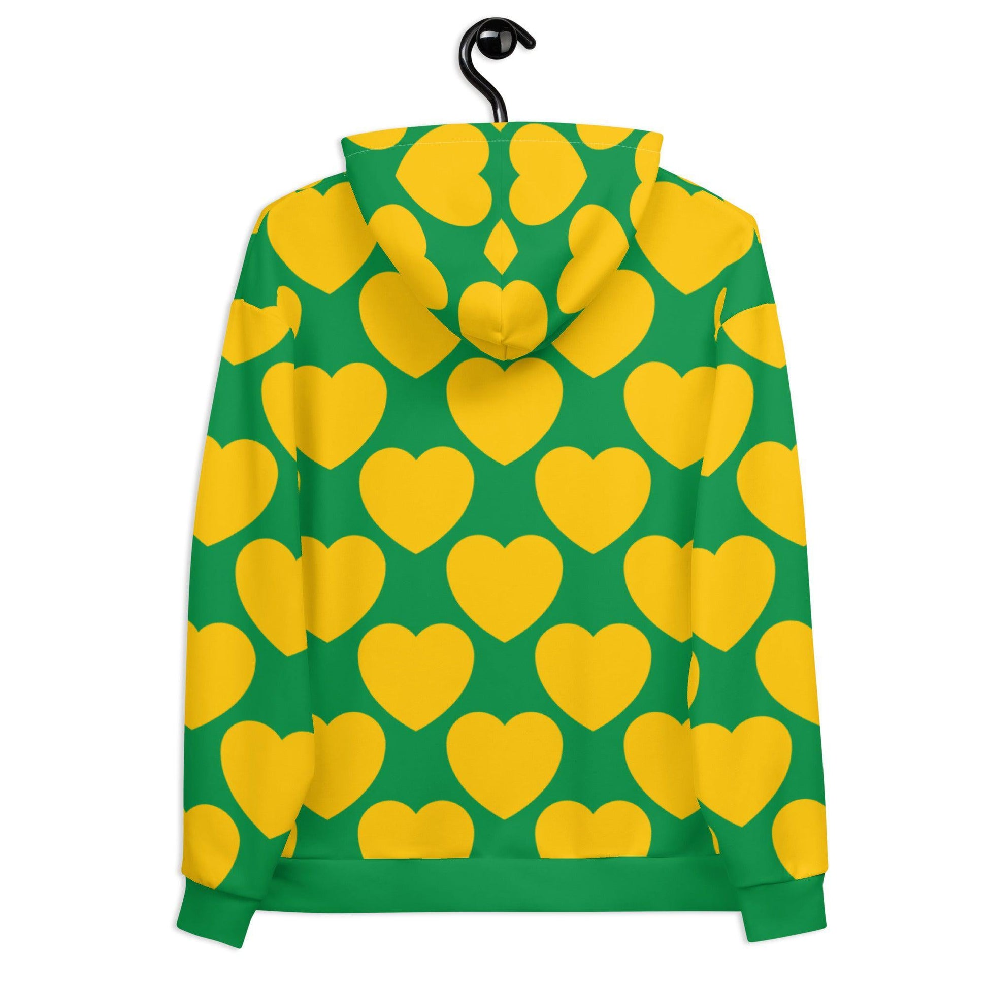 ELLIE LOVE yellow green - Hoodie | SHALMIAK